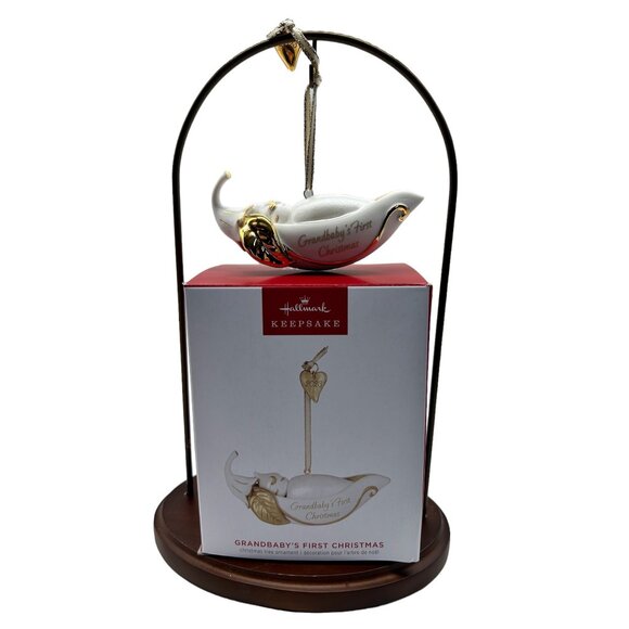 Grandbabys Babies First Christmas Hallmark Keepsake Ornament 2023 Grandchild 202 - Picture 4 of 12